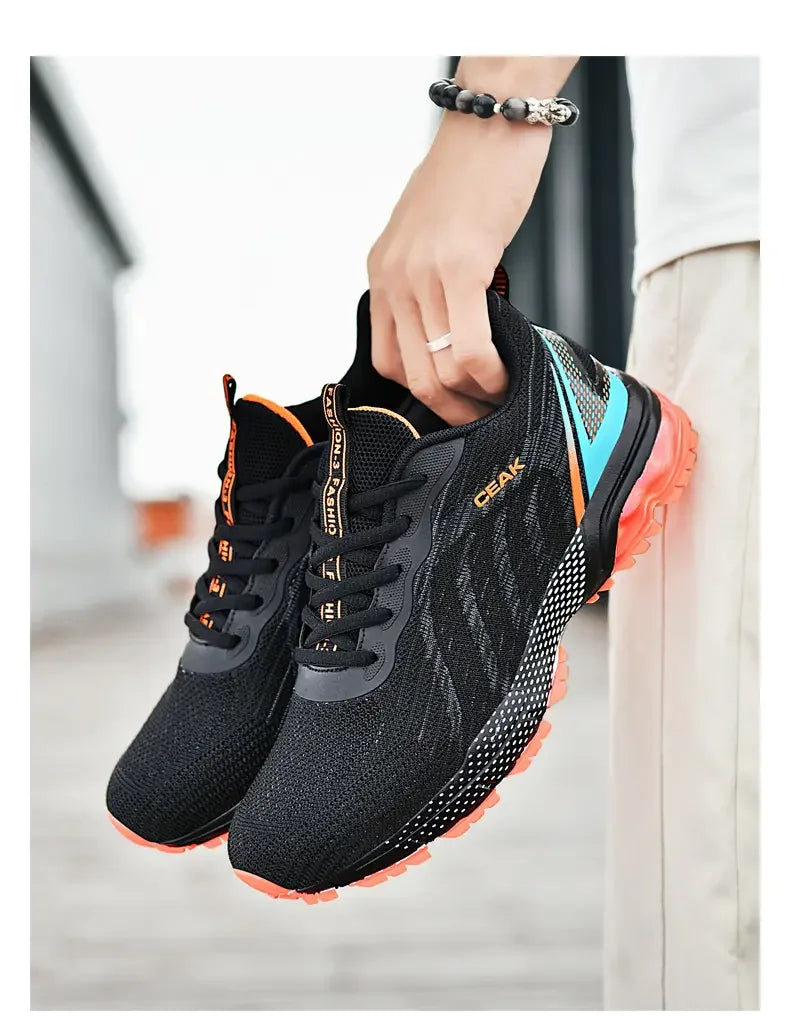 2025 Men's Casual Trainers Shoes Fashionable Sports Comfortable and Breathable Running Shoes Large Size 48 High Top Board Shoes - Sun Studio