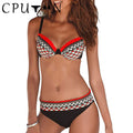 Sexy Push Up Micro Bikini 2026 Women Swimsuit Female Swimwear Retro Print Bikinis Set Brazilian Beach Wear Bathing Suit Biquini - Sun Studio