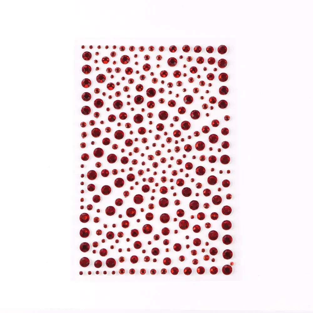 Face Decorations Rhinestone Stickers for Music Festival Halloween Party Mobile Crystal Sticker Women Girls DIY Diamond Stickers