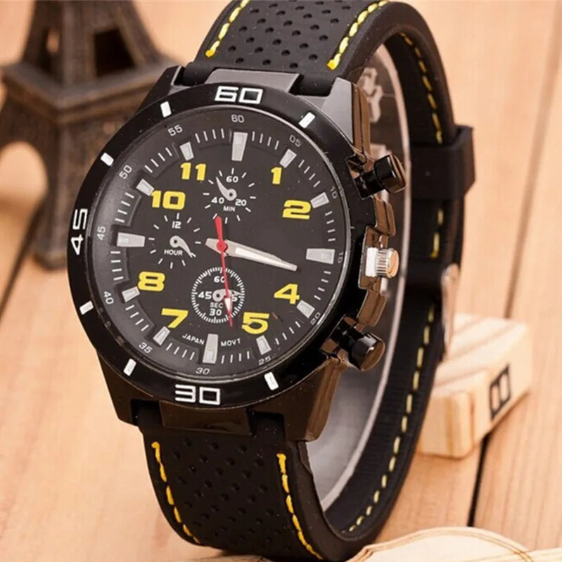 Fashion Date Quartz Men Watches Top Brand Luxury Male Clock Chronograph Sport Mens Wrist Watch Hodinky Relogio Masculino - Sun Studio