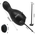 Male Masturbator Urethral Vibrator Glans Stimulator Massager Penis Trainer Penetration Urethral Wrap Mens Portable Pocket Pussy - Sun Studio