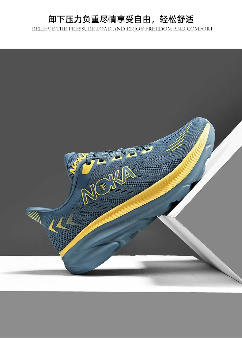Running Shoes Men High Quality Marathon Sneakers Athletic Casual Shoes Comfortable Lightweigh Tennis Shoes Wear-resistant Sports - Sun Studio