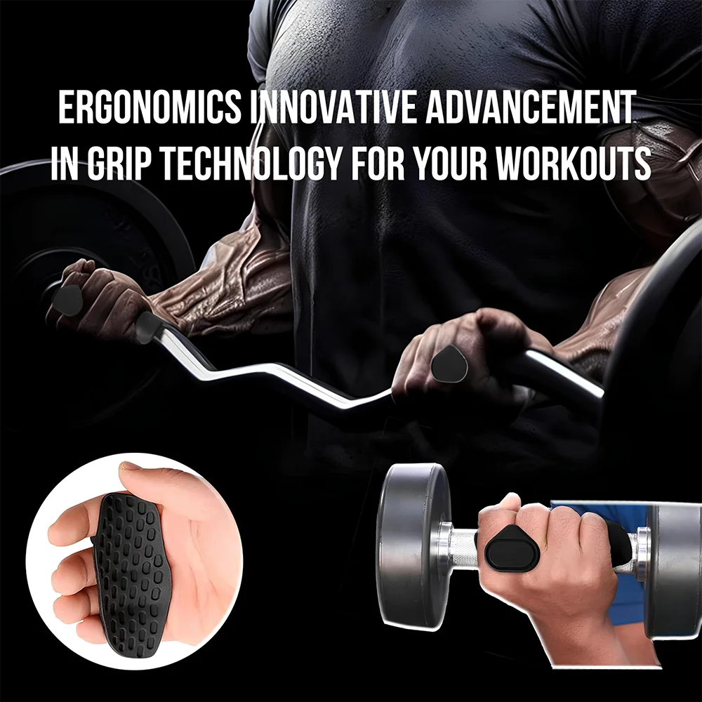 Gym Gloves Grip Strengthener Silicone Palm Grips Crosstraining Palm Grip Hand Protection for Gymnastics Weightlifting Exercise - Sun Studio