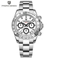 PAGANI DESIGN New Ceramic Bezel Men Quartz Wristwatches Luxurys Sapphire Glass Chronograph 100m Waterproof Stainless Watches Men - Sun Studio