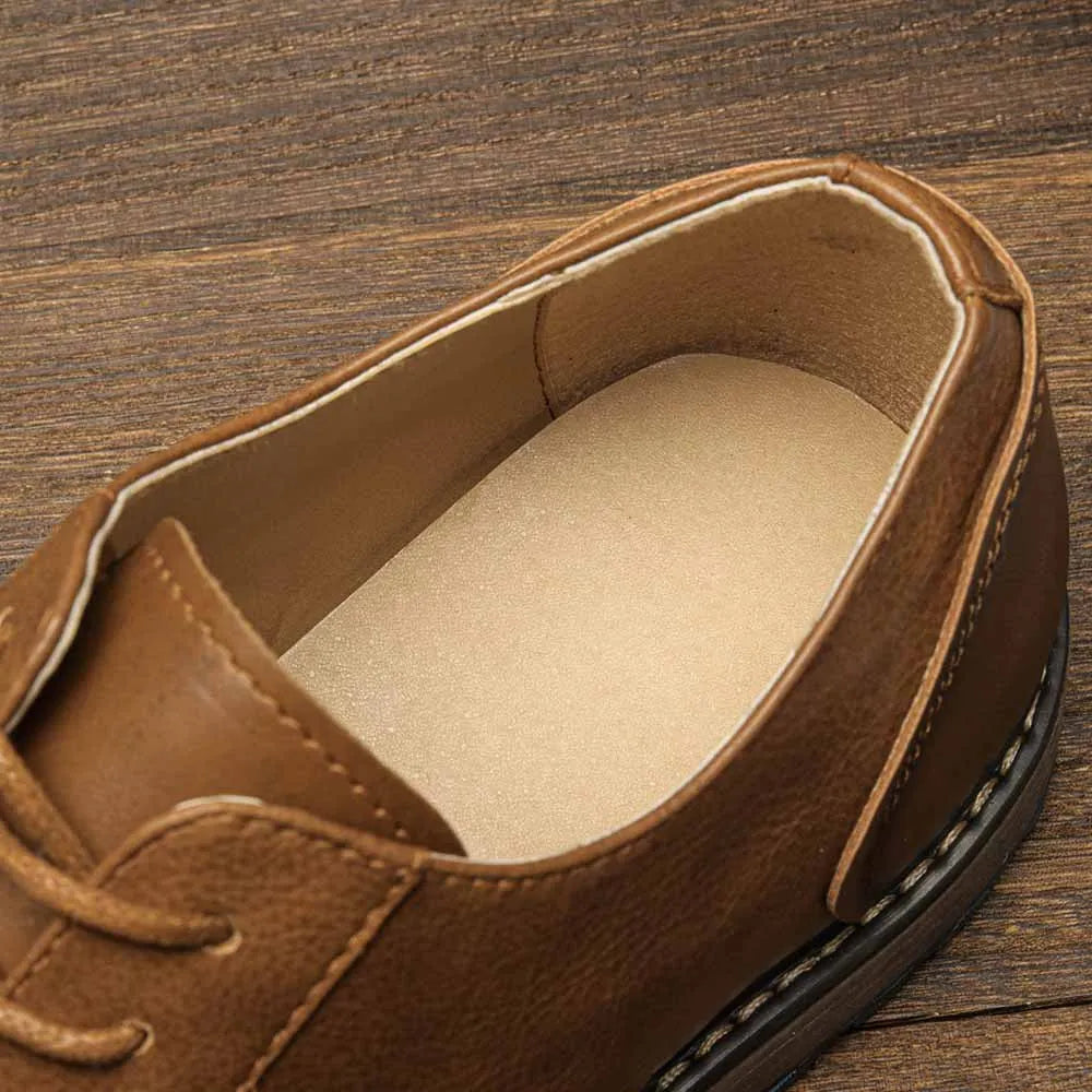 Business Men's Leather Shoes European American Casual Man Leather Shoe Retro Trend Men's Shoes Large Size Leather Shoes for Men