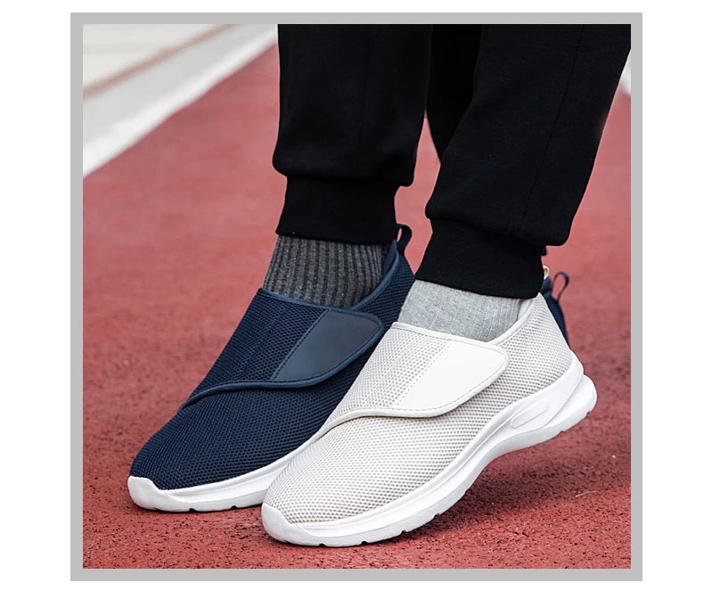 Winter Women Orthopedics Wide Feet Swollen Walking Casual Shoes Thumb Eversion Adjusting Soft Comfortable Diabetic Man Shoes - Sun Studio