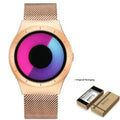 Relogios Masculino Creative Quartz Watches Men Fashion Brand Fashion Stainless steel Unisex Watch Clock Male female Designer - Sun Studio