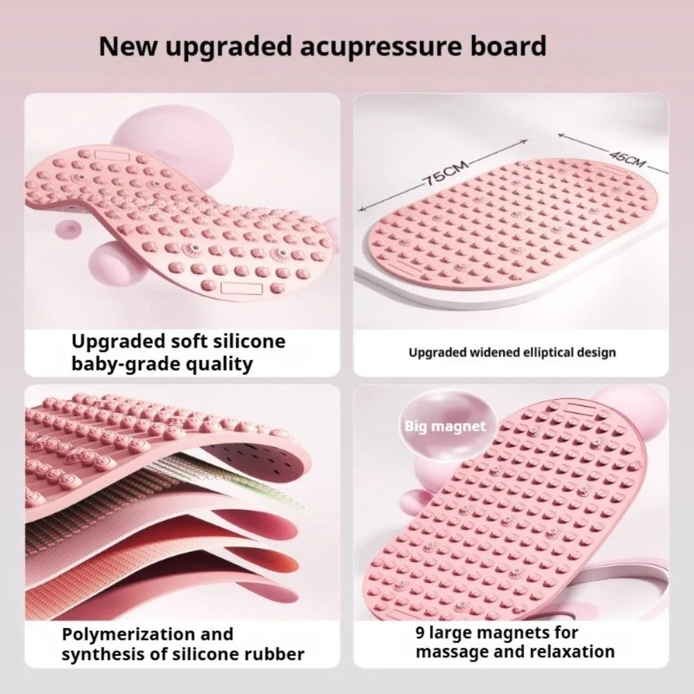 45x75cm Foot Massage Pad Liquid Silicone Heat-Resistant Foot Mat Sweat-Proof Anti-Slip Jogging Mat - Sun Studio