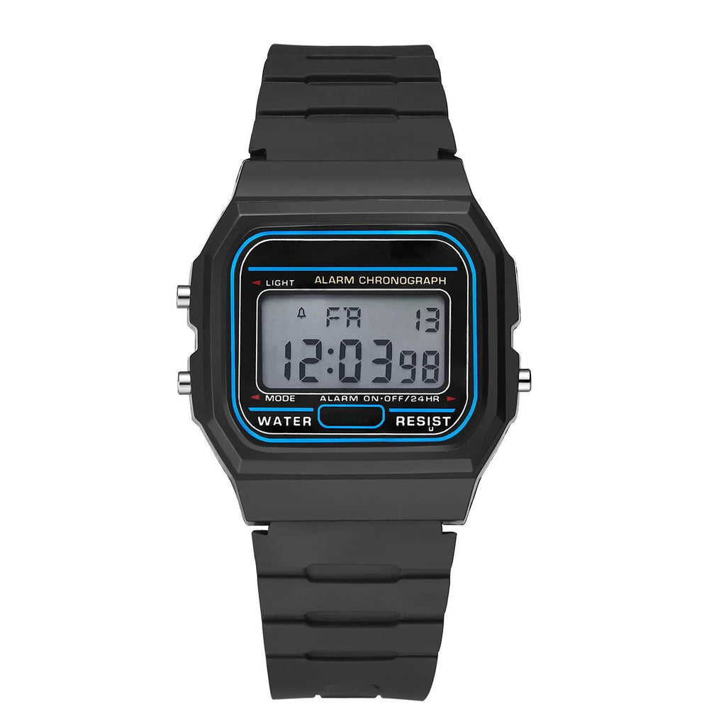 Fashion Men Digital Wristwatches Sport Army Green Mens Watches Luxury Led Electronic Clock Waterproof Square Dial Reloj Hombre - Sun Studio