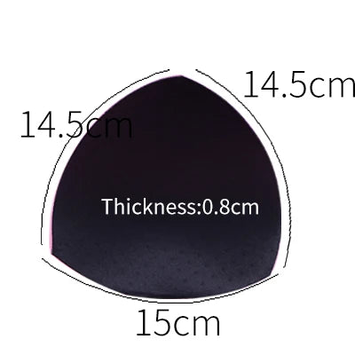 1pair Sponge Inserts In Bra Padded for Swimsuit Breast Push Up Fill Brassiere Breast Patch Pads Women Intimates Accessories - Sun Studio