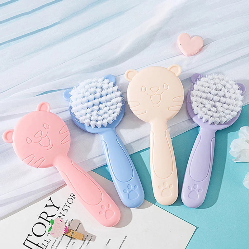 2 Pcs/Set Cute Kids Baby Small Hair Brush And Comb Set For Newborns & Toddlers Baby Brush Soft Bristles Baby Hair Care Gift - Sun Studio