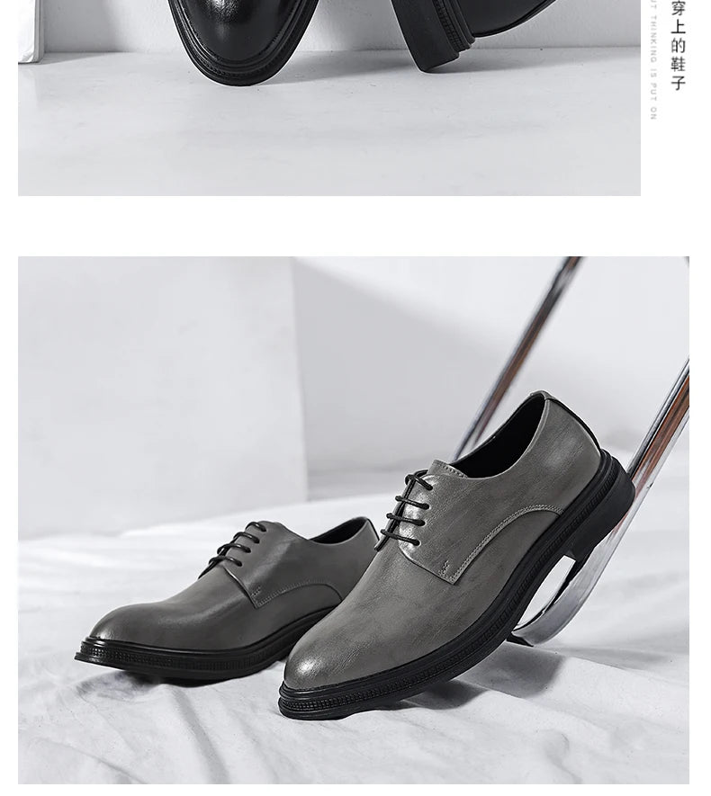 2024 Italian Dress Shoes Men Wedding Party Shoes High Quality Casual Loafer Male Designer Flat Shoes Zapatos Hombre Plus Size 47 - Sun Studio