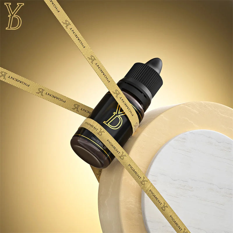 YD New 12ML Liquid Tattoo Pigment Ink Professional Permanent Makeup Eyeliner Shading Micropigmentation Cosmetic Black Blue Green - Sun Studio