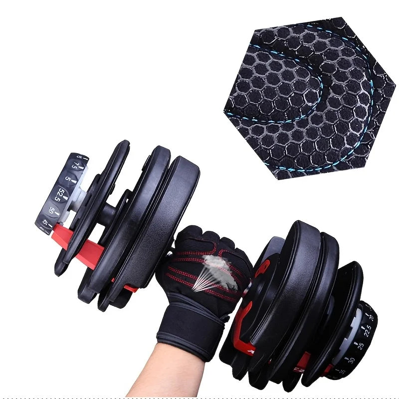 Gym Gloves for Men Women Fitness Weight Lifting Wristband Gloves Body Building Training Sports Exercise Cycling Glove Shockproof - Sun Studio