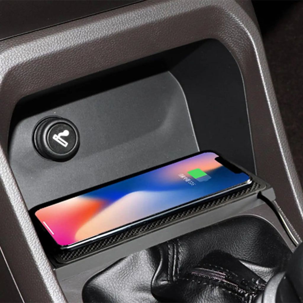 Wireless Phone Charger Wireless Car Charger Pad For Car 39 Inch Cable Automatic Sensing Non-Slip Charging Mat For Phone Vehicle - Sun Studio