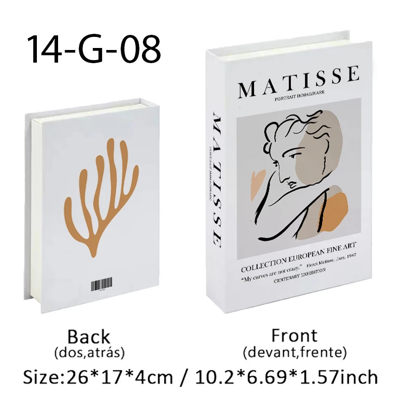 Matisse Fake Books Für Dekoration Aufbewahrungsbox Abstrakte Kaffeetisch Bücher Luxus Schlafzimmer Dekorative Bücher Bauhaus Boho Wohnkultur