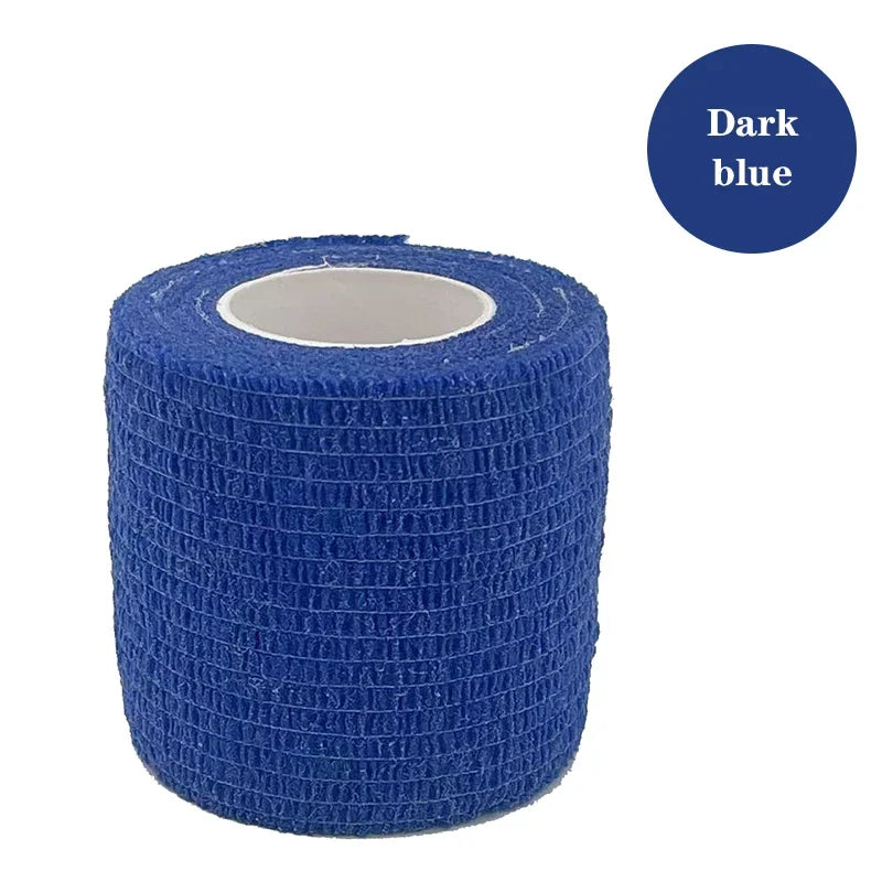 1/6pcs 5cmx4.8m Disposable Tattoo Bandage Sport Wrap Tape Self Adhesive Elastic Bandage Colors Tape Tattoo Accessories