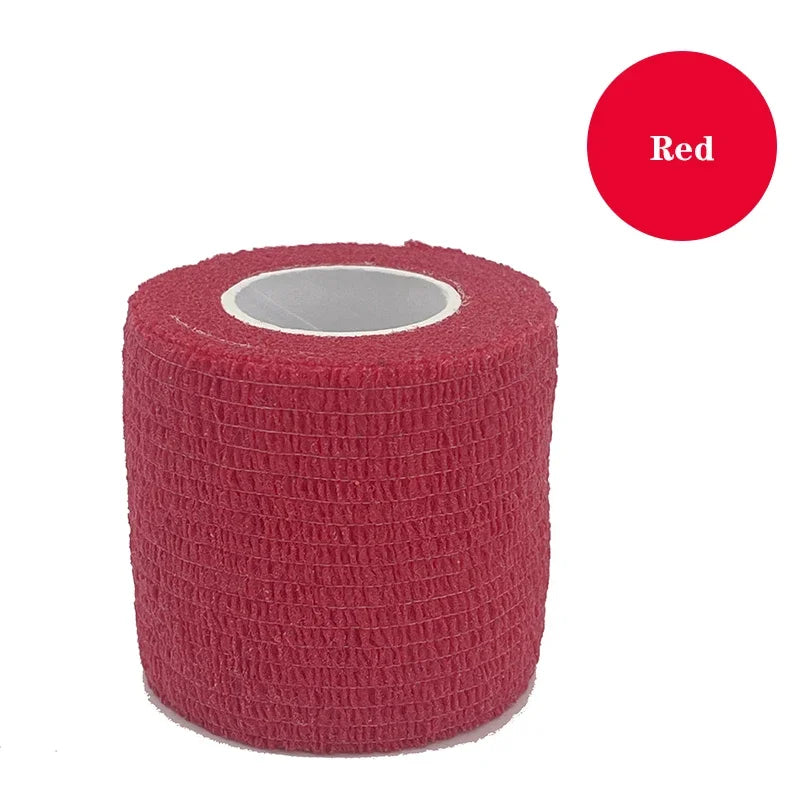 1/6pcs 5cmx4.8m Disposable Tattoo Bandage Sport Wrap Tape Self Adhesive Elastic Bandage Colors Tape Tattoo Accessories