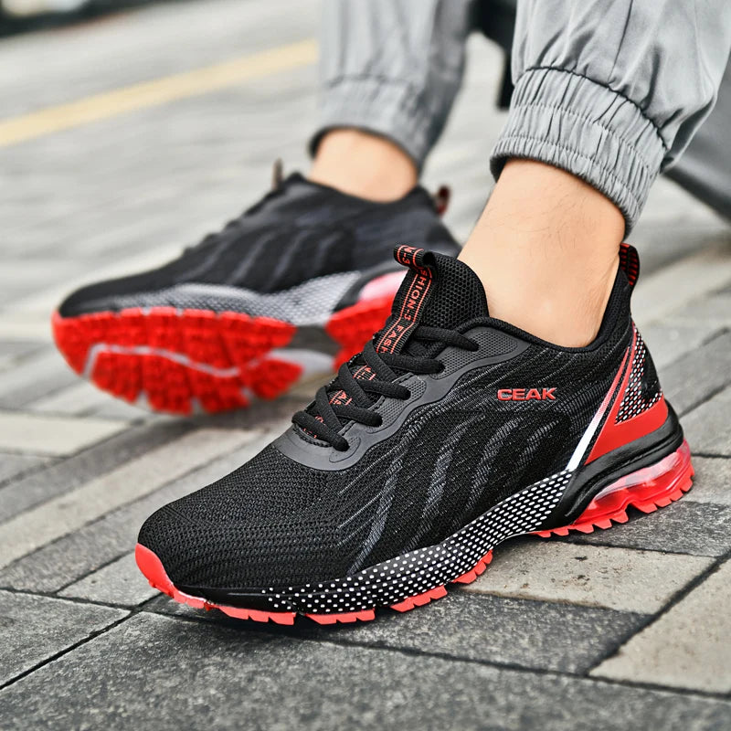 2025 Men's Casual Trainers Shoes Fashionable Sports Comfortable and Breathable Running Shoes Large Size 48 High Top Board Shoes - Sun Studio