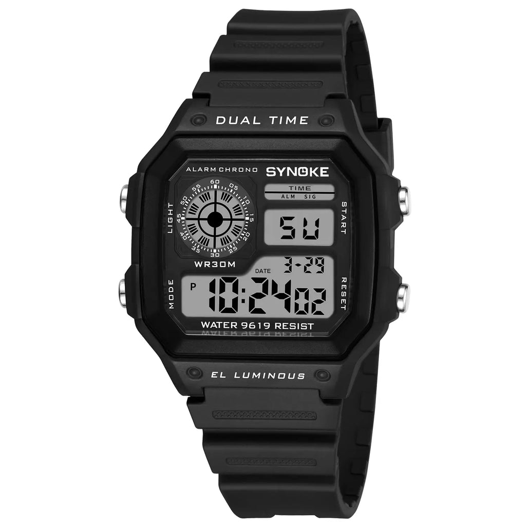 SYNOKE Military Digital Watches Men Sports Luminous Chronograph Waterproof Male Electronic Wrist Watches Relogio Masculino - Sun Studio