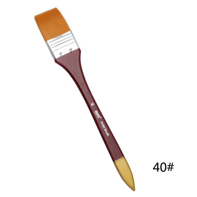 1Pcs Paint Brushes Acrylic DIY Graffiti Brush Set For Artist Oil Scrubbing Brush School Drawing Paint Stationery Supplies - Sun Studio