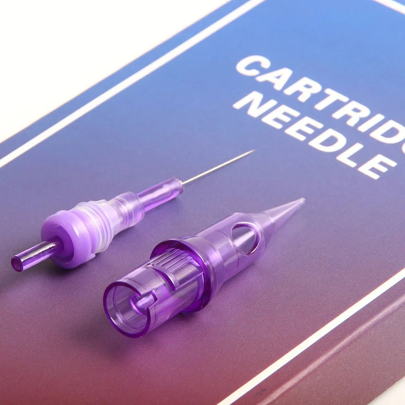10pcs/Box Tattoo Needles Cartridge Disposable Sterilized Safety Needle RS/RL/RM/M1 With Membrane For Tattoo Rotary Machines - Sun Studio