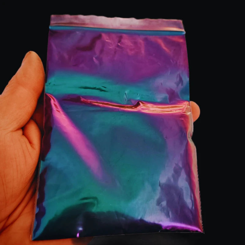 1G/Jar Super Chameleon Automotive Paint Pigment Powder Hypershift Chameleon Pigment Colorshift Blue/Red/Purple Item:HLMR-46