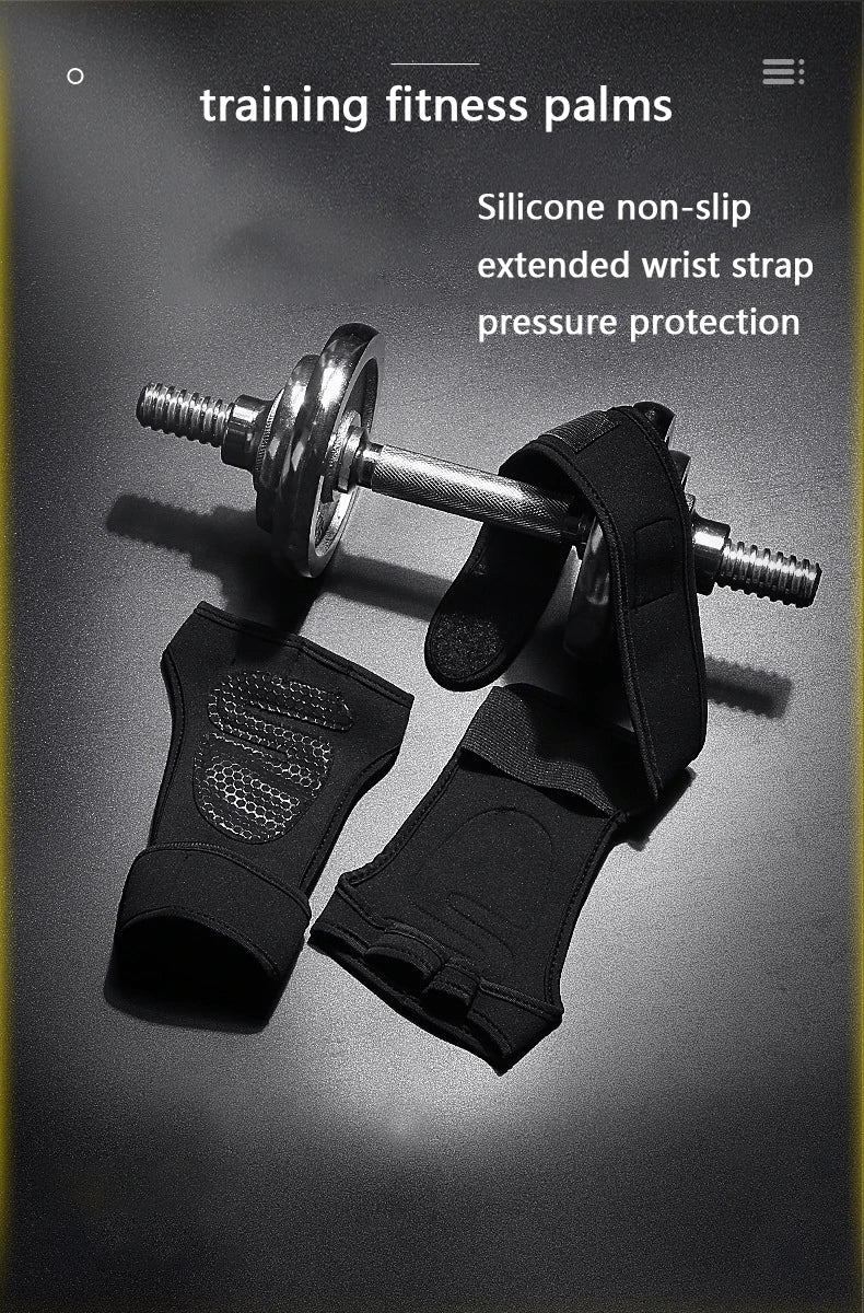 Gym Gloves for Men Women Fitness Weight Lifting Wristband Gloves Body Building Training Sports Exercise Cycling Glove Shockproof - Sun Studio