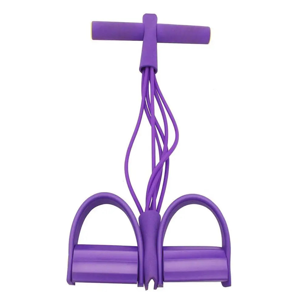 6-Tube Resistance Band Multi Function Tension Rope Fitness Bands 6-Tube Elastic Yoga Pedal Puller For Sports Exercises At Gym - Sun Studio