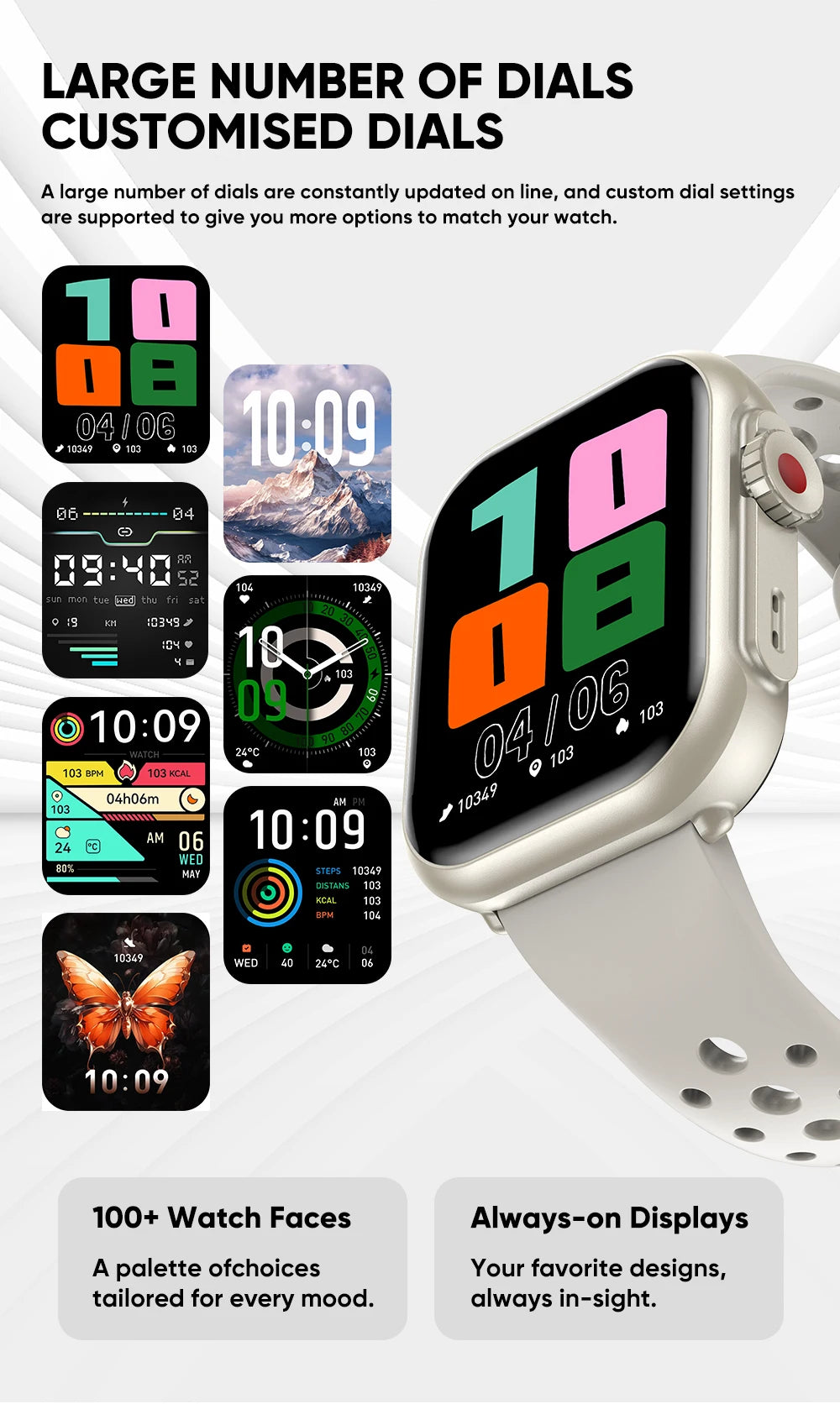 2025 New 1000mAh Battery Smart Watch For Men Women Bluetooth Call Heart Rate Monitor Watches IP68 Waterproof Sports Smartwatches - Sun Studio
