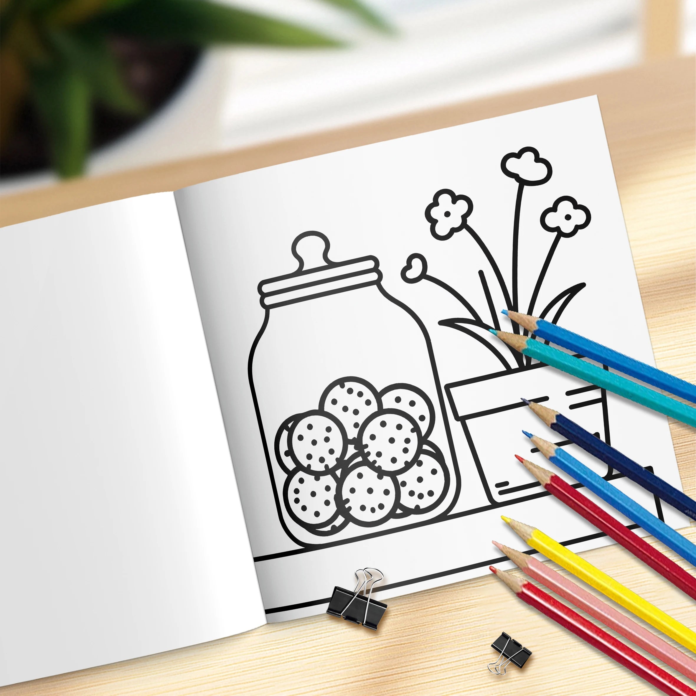 COZY & CUTE Bold-easy Patterns Coloring Book for Adults Cute Drawing Book Perfect Gift for Party and Birthday - Sun Studio