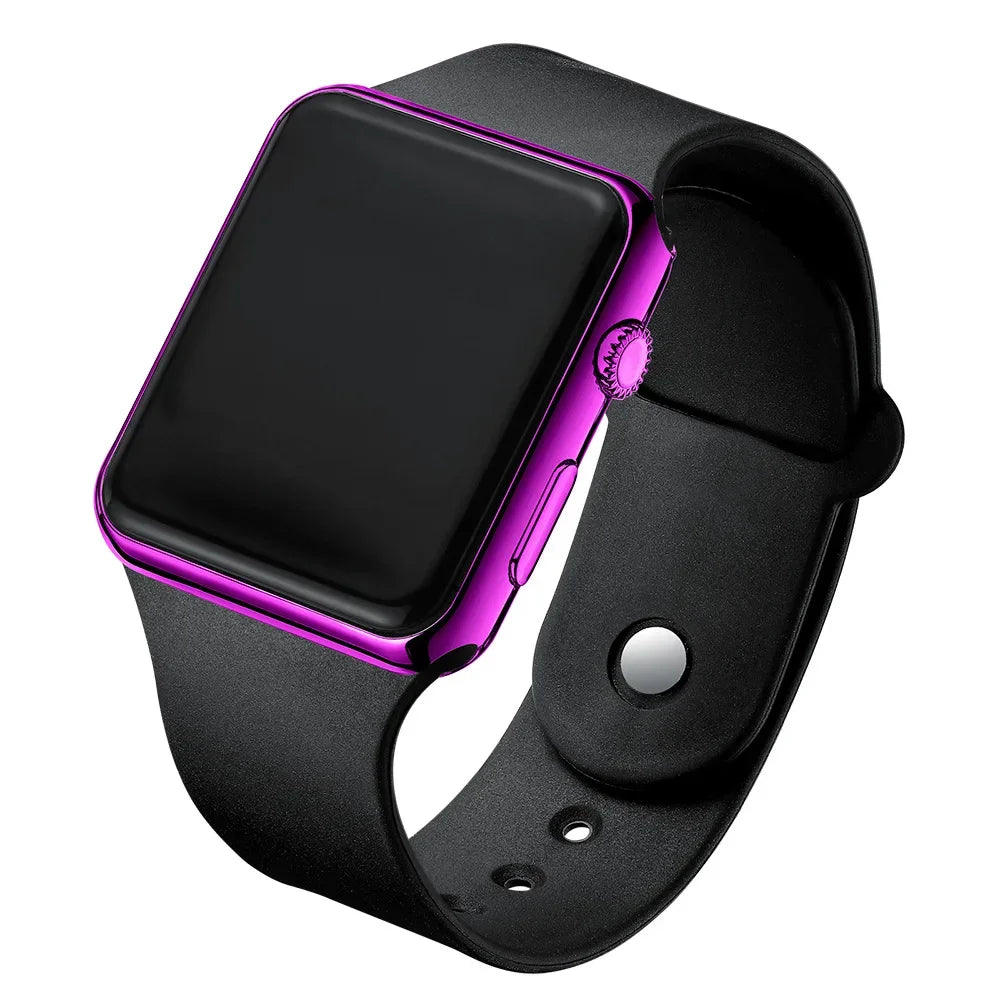 Digital Watches Men Women Electronic Square LED Sport Wristwatch Fashion Casual Simple Silicone Female Clock Reloj Para Mujer - Sun Studio
