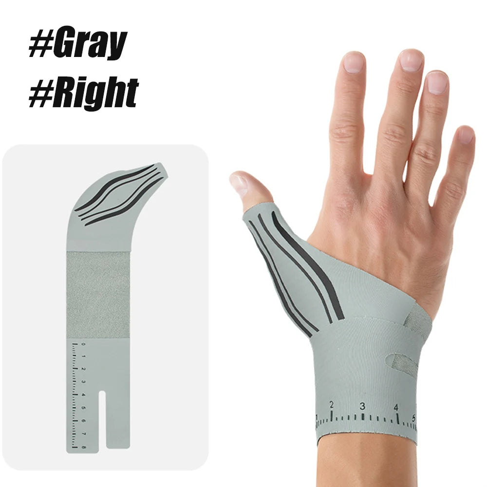 1PCS 2-in-1 Ultra-Thin Thumb & Wrist Brace - Adjustable Compression for Carpal Tunnel, Trigger Thumb, Tendonitis & Ulnar Support - Sun Studio