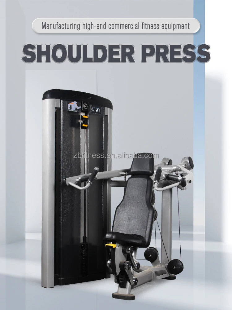 Heavy-Duty Construction With Adjustable Resistance For Shoulder & Upper Body Strength Top Rated Shoulder Press Gym Machine - Sun Studio
