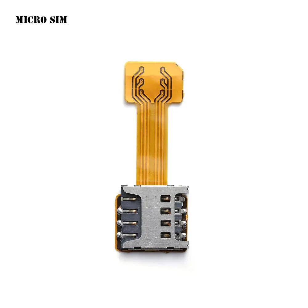 Universal TF Hybrid Sim Slot Dual SIM Card Adapter For DIY Micro SD Extender Nano Cato Android Phone All Dual SIM mobile phone - Sun Studio