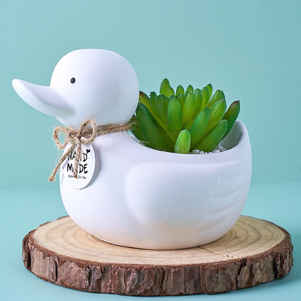 S/M/L Duck Silicone Mold DIY Handmade Cute Cartoon Duck Scented Candle Flowerpot Candle Jar Storage Box Plaster Mold Home Decor - Sun Studio