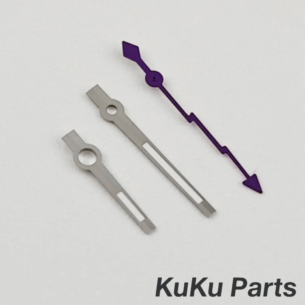 NH35 Lightning Second Green Luminous Hands Red Silver Gold Blue Watches Pointer For NH35 NH36 NH38 NH70 Movement Watches Needles