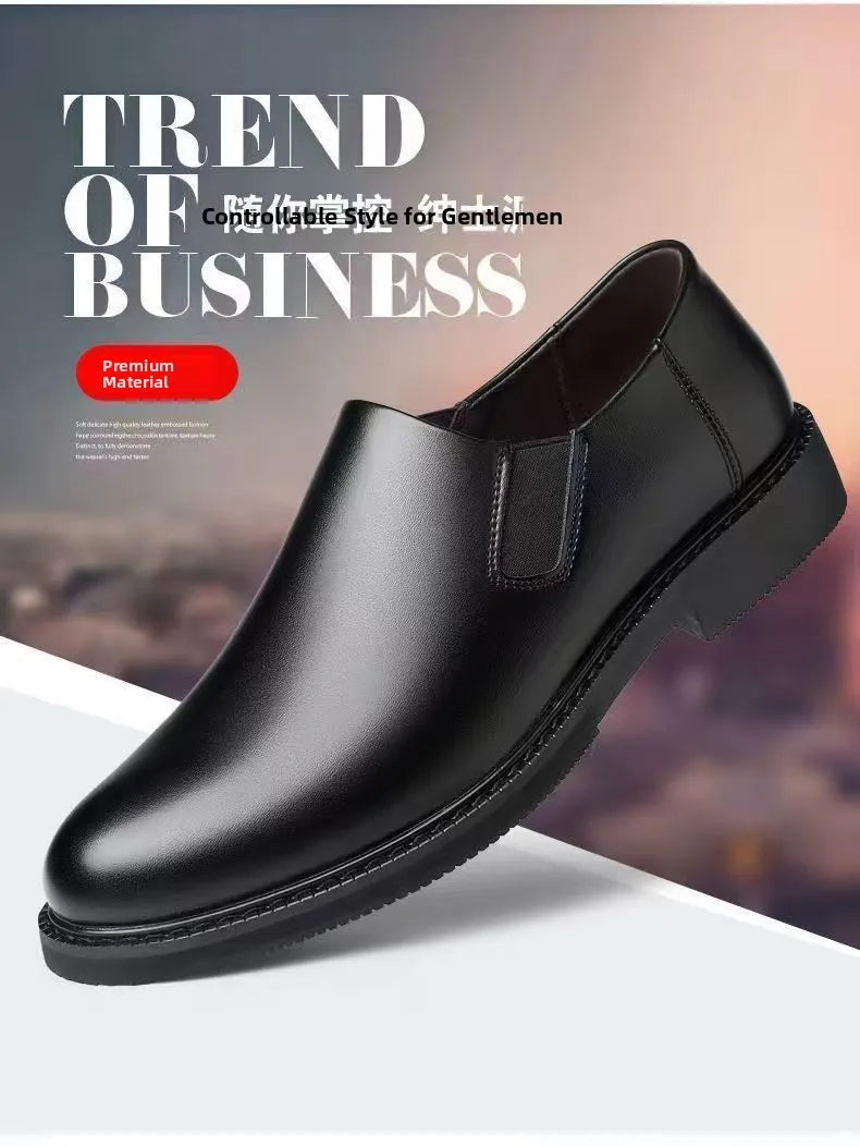 First-Class Military Leather Shoes Casual Business Men's Soft Bottom Shoes All Cowhide Special Offer Clearance Sale - Sun Studio