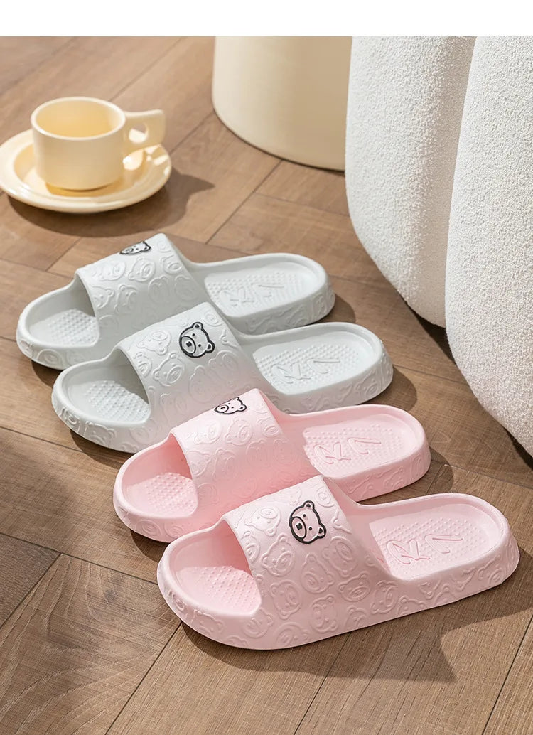 Anti-slip Indoor Toilet Slippers Bathroom Home Use Wearing a Slug Outside Living Room Slippers New Summer House Shoes Slipper - Sun Studio