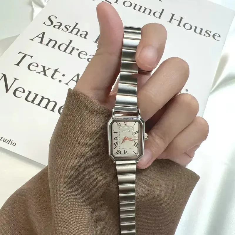 Brand Luxury Women Quartz Watch Casual Fashion Adjustable Stainless Steel Strap Wristwatch Ladies Gifts Watches Reloj De Mujer - Sun Studio