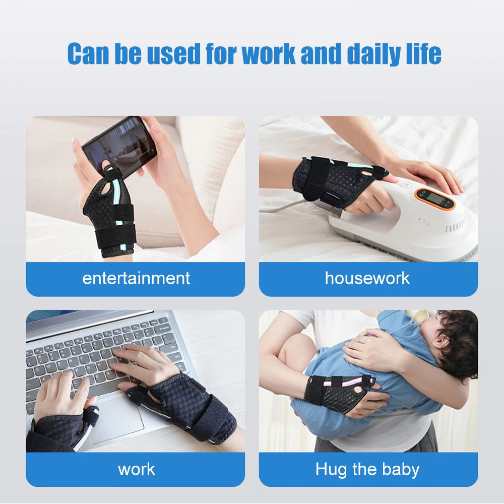 1PCS Thumb & Wrist Support Brace for Carpal Tunnel, Tendonitis & Trigger Finger | Thumb Spica Splint for Arthritis & Pain Relief - Sun Studio