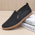 2025 Summer Men's Old Beijing Net Mesh Slip-on Casual Shoes Comfortable and Breathable Anti-slip Outsole Free Men's Shoes - Sun Studio