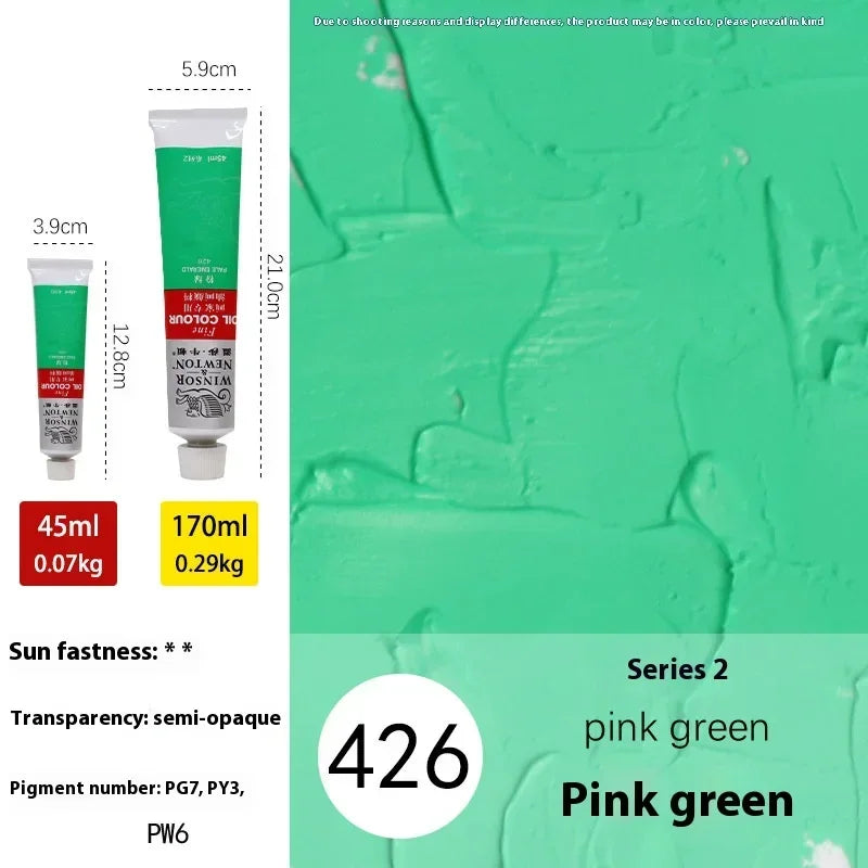45ml Oil Paint Transparent Tube Fast Drying White Gold Silver Professional Color Painting Supplies For Artists Student Beginners - Sun Studio