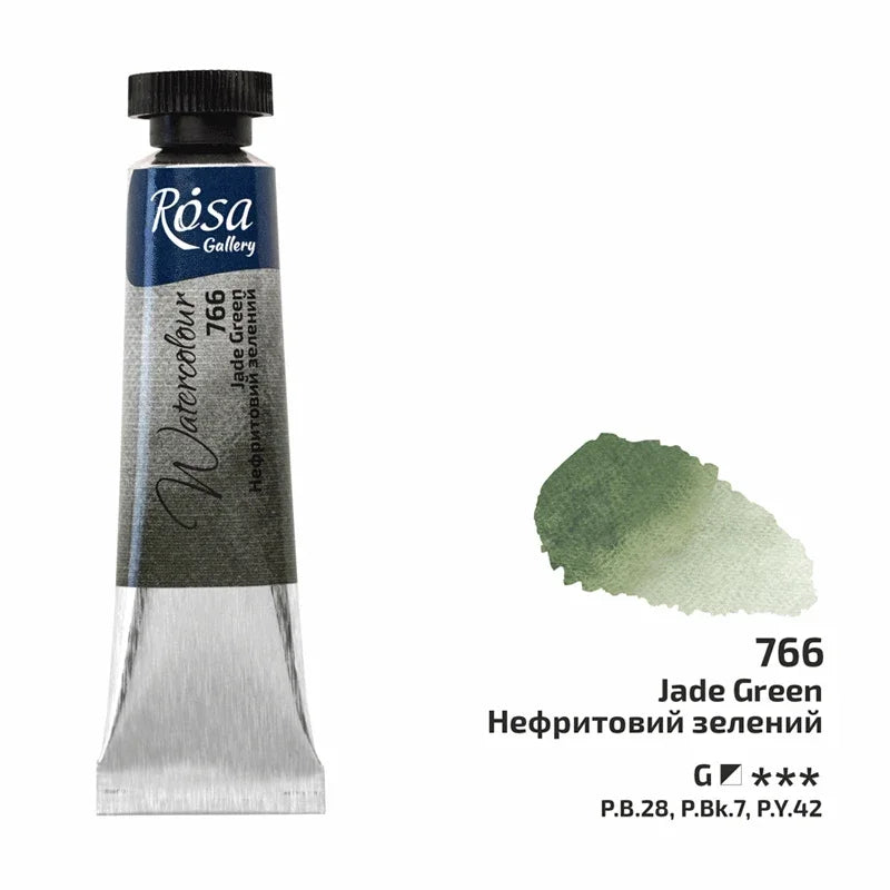 ROSA New 10 Color Precipitated Watercolor Pigments 10ml Tube Master Watercolor Paint Student Artist Painting Supplies - Sun Studio