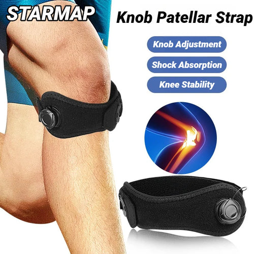 1Pcs Patella Tendon Knee Strap ,Knee Pain Relief Support Brace Hiking, Soccer, Basketball,Running,Jumpers Knee,Tennis,Tendonitis - Sun Studio