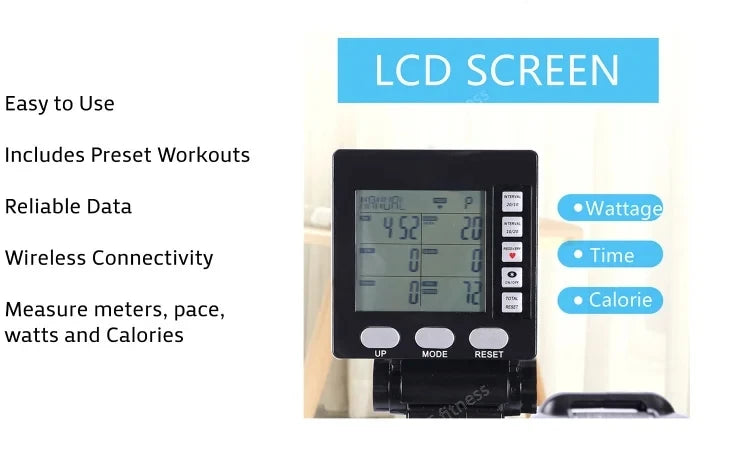 Training Fitness Gym Equipment Air Rower Rowing Machine Weight Loss And Body Shaping - Sun Studio