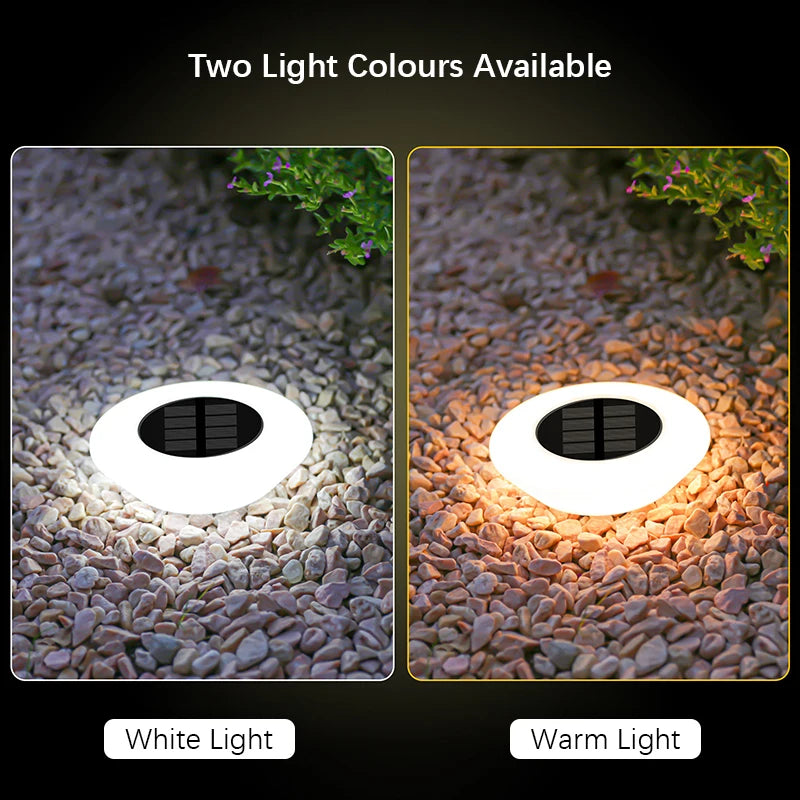 1/4Pack Solar Ground Lights,14LED Waterproof Outdoor Landscape Light, LED Lawn Lamp, for Garden Pathway Yard Deck Camping Decor - Sun Studio