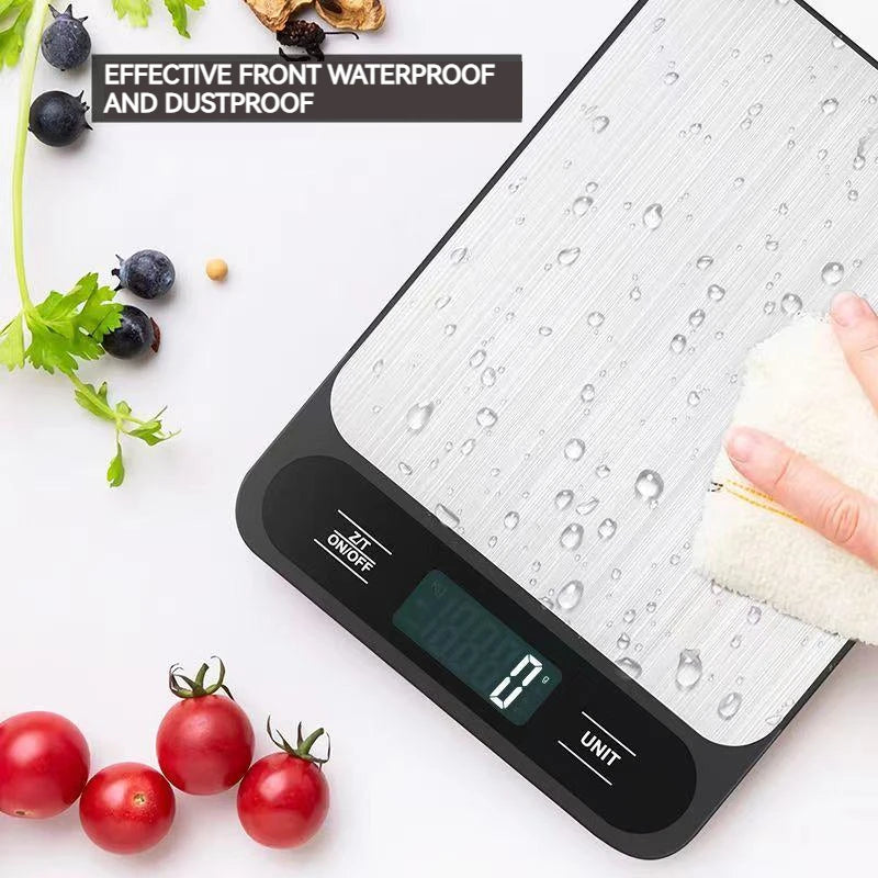 10kg Digital Kitchen Scale Baking Gram Weight Scales LCD Digital Display Electronic Table Scale Personal Healthy Diet Food Scale - Sun Studio