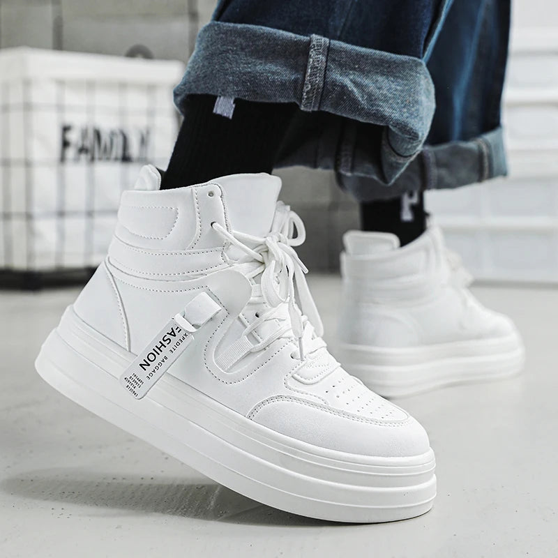 High-top classic casual sports shoes with durable soles and soft uppers, blending classic and fashionable styles. Ideal for hiki - Sun Studio