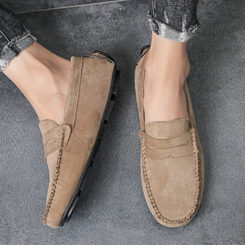 Trend Suede Men Casual Shoes Breathable Comfort Slip-on Mens Driving Shoes Fashion Men Lazy Shoes Luxury Brand Loafers Moccasins - Sun Studio